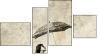 Viertychon - Vierteiliges Leinwandbild