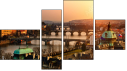 Viertychon - Vierteiliges Leinwandbild