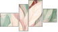 Viertychon - Vierteiliges Leinwandbild