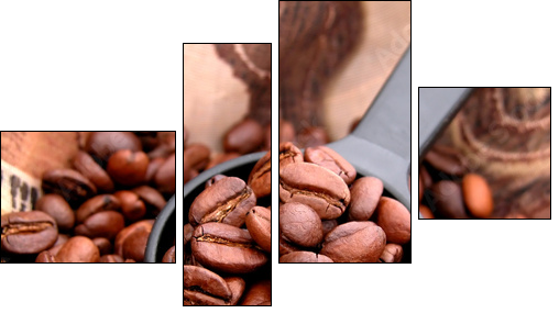 coffee - Vierteiliges Leinwandbild, Viertychon