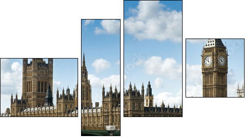 Westminster - Vierteiliges Leinwandbild, Viertychon