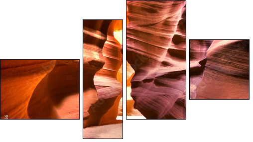 Canyon - Vierteiliges Leinwandbild, Viertychon
