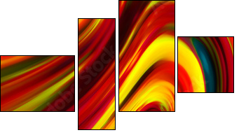 Abstraction - Vierteiliges Leinwandbild, Viertychon