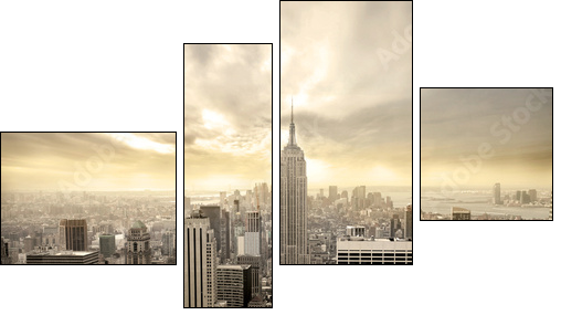 manhattan - Vierteiliges Leinwandbild, Viertychon