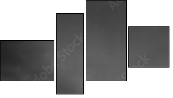 jetty view in black & white - Vierteiliges Leinwandbild, Viertychon