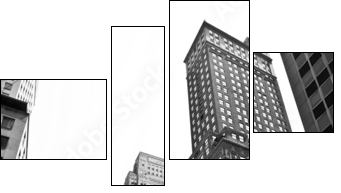 New York - Vierteiliges Leinwandbild, Viertychon
