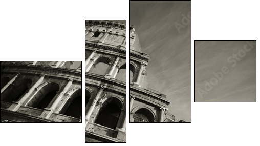 colosseum duo - Vierteiliges Leinwandbild, Viertychon