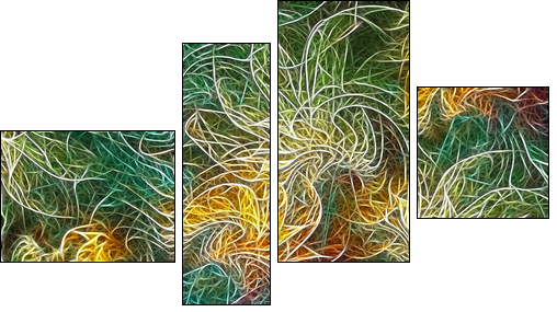 Draroda - Vierteiliges Leinwandbild, Viertychon
