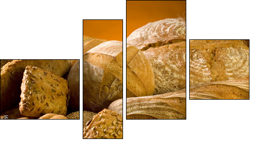 bread - Vierteiliges Leinwandbild, Viertychon