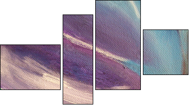 Vibrant abstract - Vierteiliges Leinwandbild, Viertychon