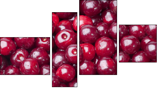 Cherry - Vierteiliges Leinwandbild, Viertychon