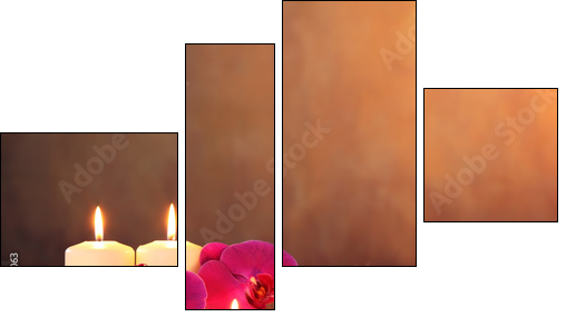 Zen concept - Vierteiliges Leinwandbild, Viertychon