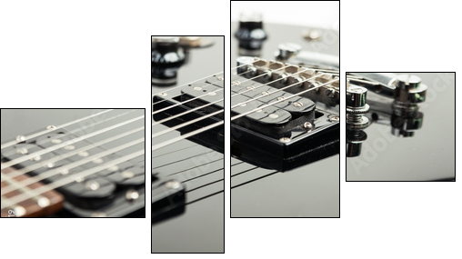 Gitara elektryczna - Vierteiliges Leinwandbild, Viertychon