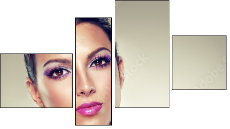 Beauty Portrait - Vierteiliges Leinwandbild, Viertychon