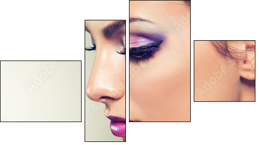 Beauty Portrait - Vierteiliges Leinwandbild, Viertychon