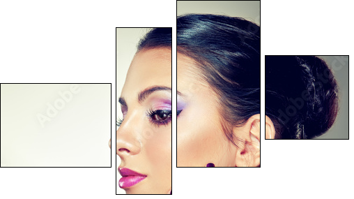 Beauty Portrait - Vierteiliges Leinwandbild, Viertychon