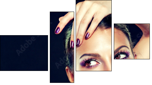 Beauty Portrait - Vierteiliges Leinwandbild, Viertychon