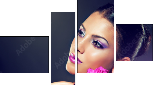 Beauty Portrait - Vierteiliges Leinwandbild, Viertychon