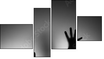 Ghosts Hand - Vierteiliges Leinwandbild, Viertychon