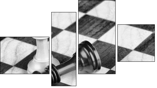 Chess - Vierteiliges Leinwandbild, Viertychon