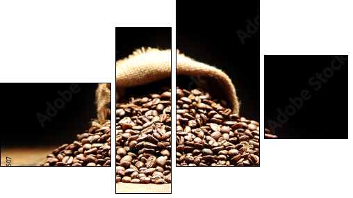 cafe - Vierteiliges Leinwandbild, Viertychon