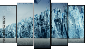 Patagonia - Fünfteiliges Leinwandbild, Pentaptychon