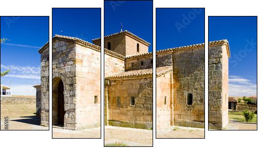 San Pedro de la Nave, El Campillo, Castile and Leon, Spain - Fünfteiliges Leinwandbild, Pentaptychon