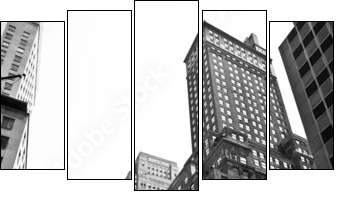 New York - Fünfteiliges Leinwandbild, Pentaptychon