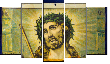 Icon - Fünfteiliges Leinwandbild, Pentaptychon