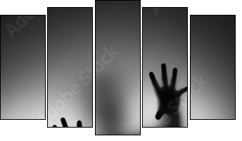 Ghosts Hand - Fünfteiliges Leinwandbild, Pentaptychon