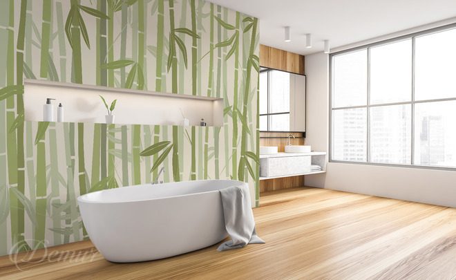 Entspannen-inmitten-eines-bambusgartens-fur-badezimmer-fototapeten-demur