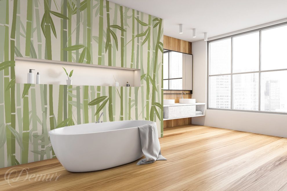 Entspannen-inmitten-eines-bambusgartens-fur-badezimmer-fototapeten-demur