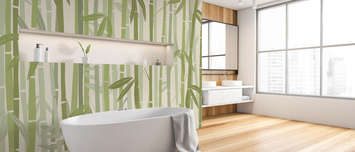 Entspannen-inmitten-eines-bambusgartens-fur-badezimmer-fototapeten-demur