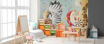 Der-spass-im-mittelpunkt-fur-kinder-fototapeten-demur