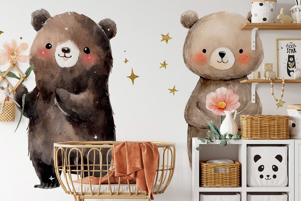 Freunde-aus-der-kindlichen-fantasie-fur-kinder-fototapeten-demur