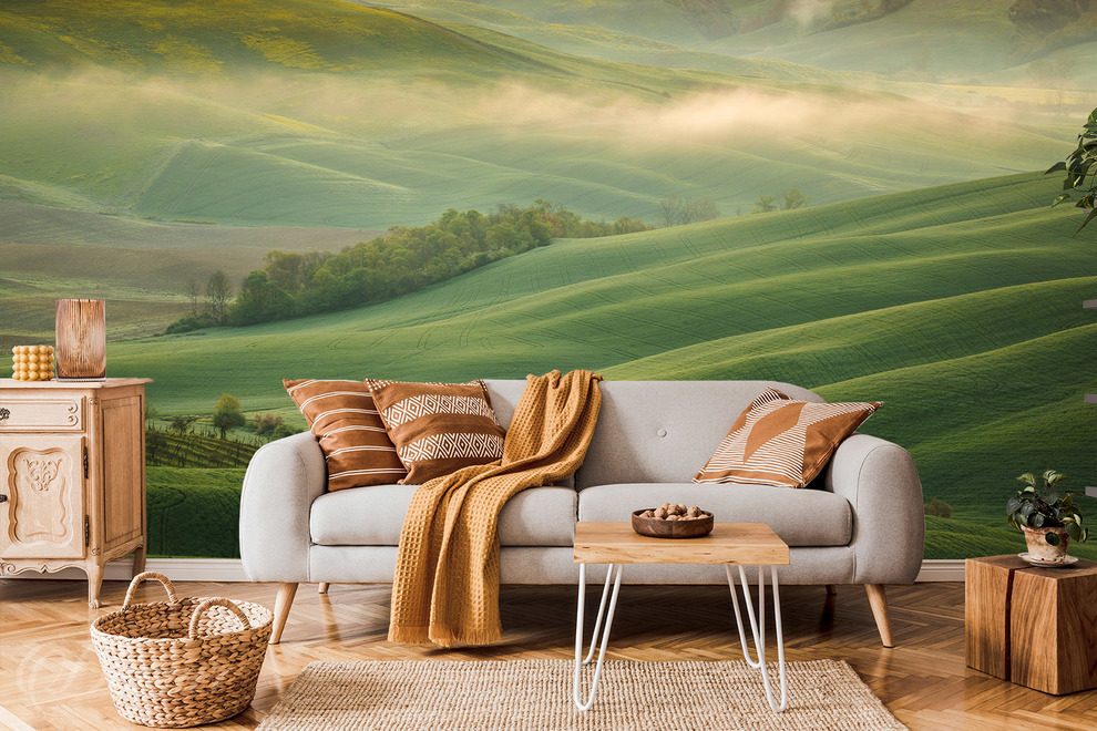 Grune-hugel-in-morgennebel-gehullt-landschaften-fototapeten-demur