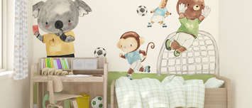 Tierisches-team-der-fussballmeister-fur-kinder-fototapeten-demur