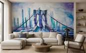 Subtiles-spiel-von-licht-und-farben-auf-einer-aquarellbrucke-architektur-fototapeten-demur
