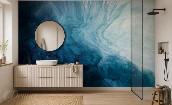 Fliessende-tiefe-in-blau-und-weiss-fur-badezimmer-fototapeten-demur