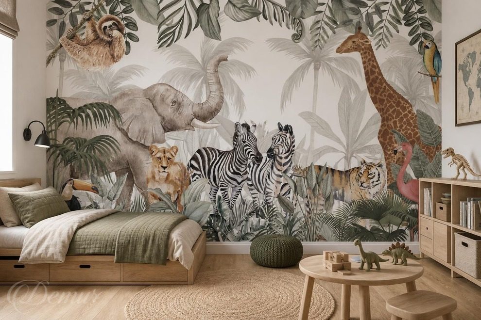 Feinfuhlig-dekorativer-stil-mit-tiermotiven-jungenzimmer-fototapeten-demur