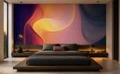 Glut-der-farben-und-kuhle-der-nacht-in-der-abstraktion-fur-schlafzimmer-fototapeten-demur