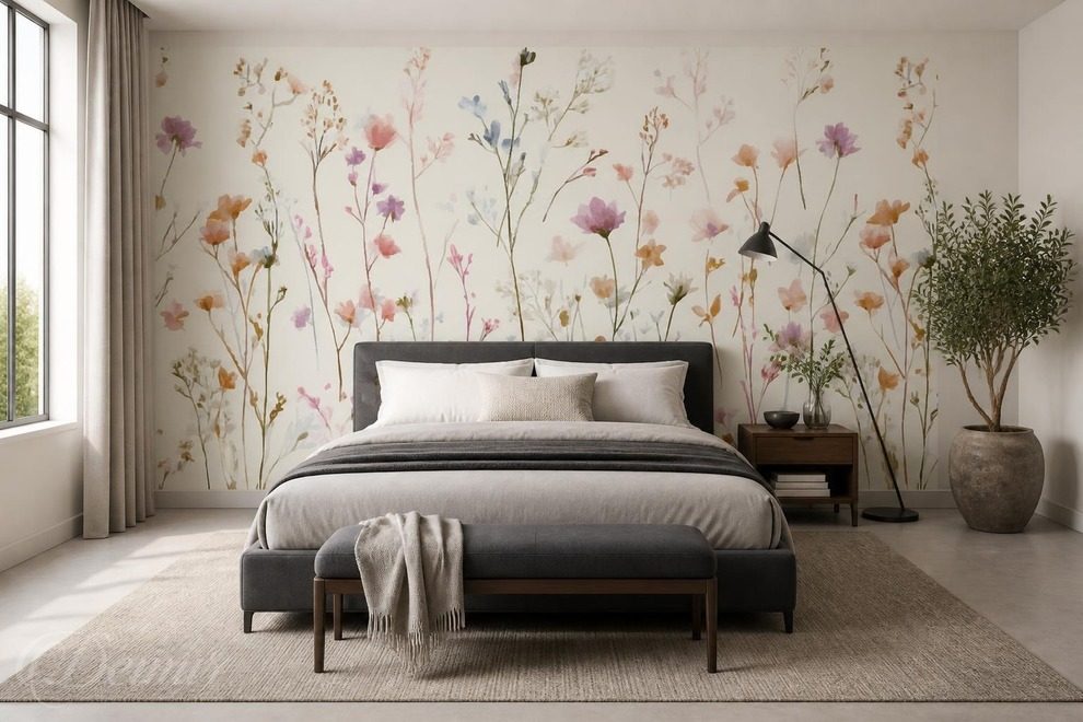 Zarte-blumen-in-pastellfarben-fur-schlafzimmer-fototapeten-demur