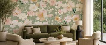 Elegantes-blumenmotiv-in-naturlicher-farbgebung-fur-salon-fototapeten-demur