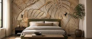 Moderne-eleganz-mit-pflanzlichem-motiv-fur-schlafzimmer-fototapeten-demur