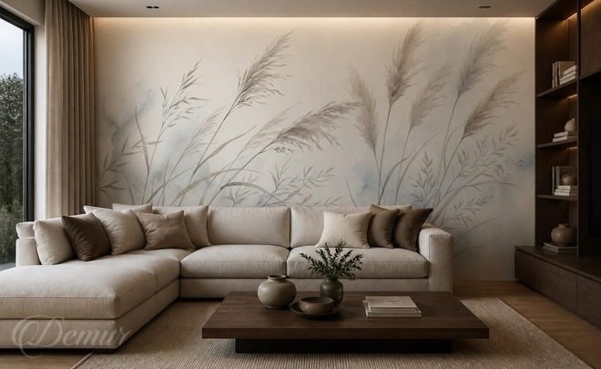 Regelmassiger-rhythmus-naturlicher-graser-an-der-wand-fur-salon-fototapeten-demur