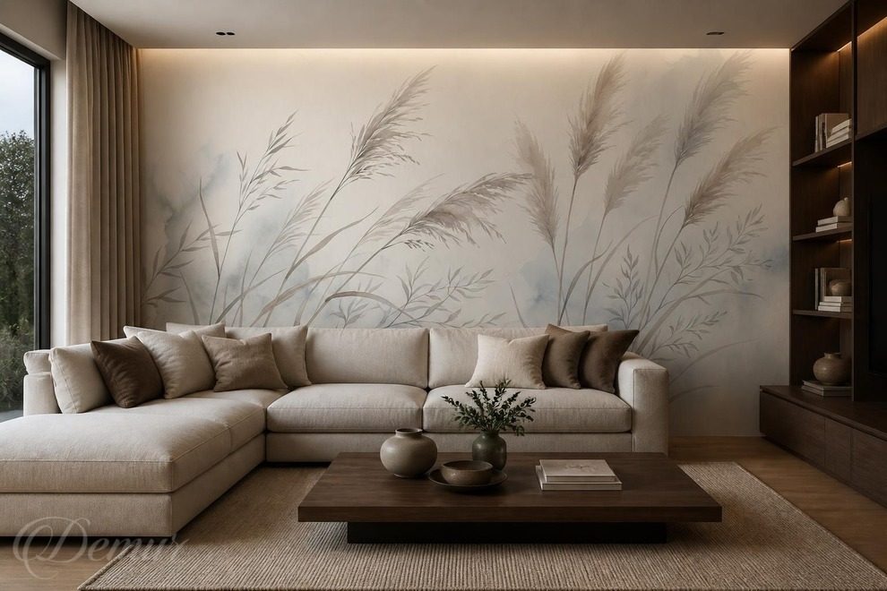Regelmassiger-rhythmus-naturlicher-graser-an-der-wand-fur-salon-fototapeten-demur
