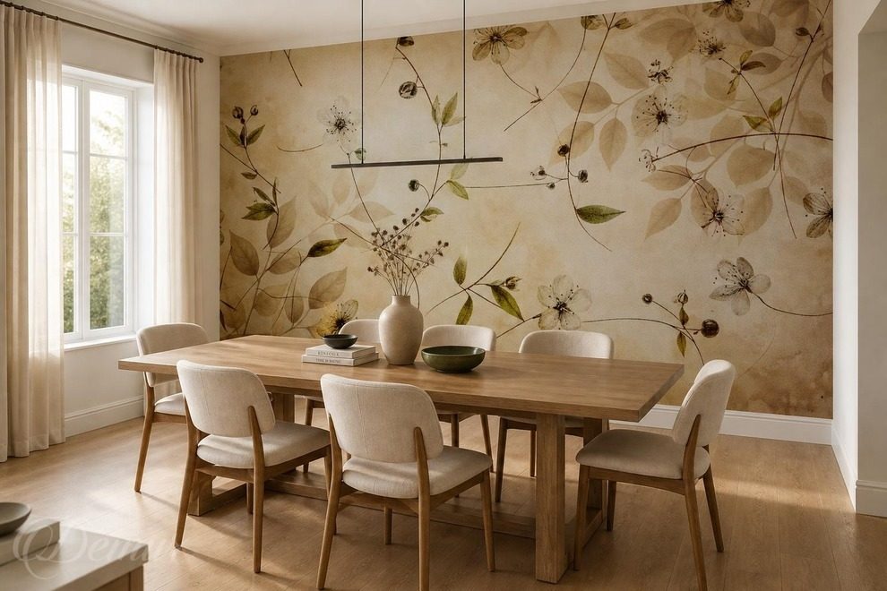 Warme-palette-naturlicher-tone-und-florales-motiv-blumen-fototapeten-demur